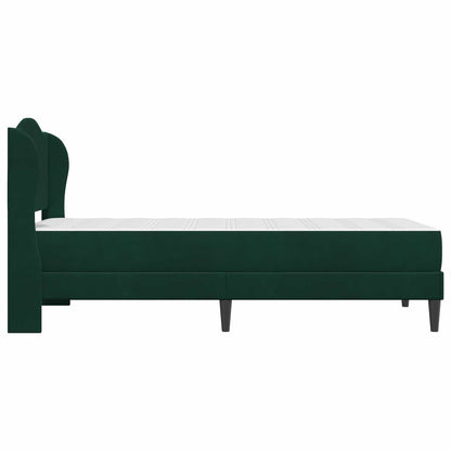 Struttura del letto Verde Scuro 100 x 200 cm Velluto | homemem39