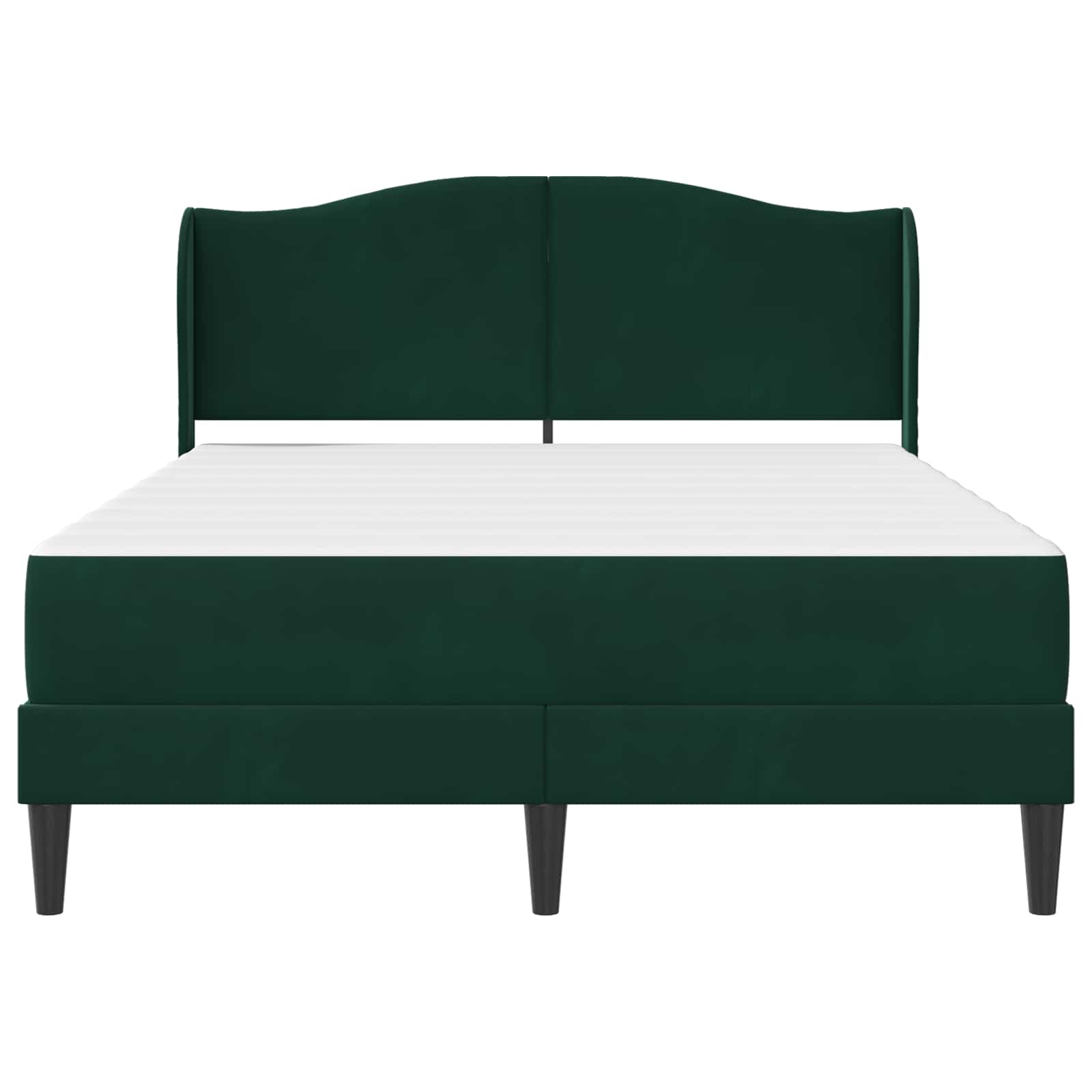 Struttura del letto 2 pcs Verde Scuro 120 x 190 cm Velluto | homemem39