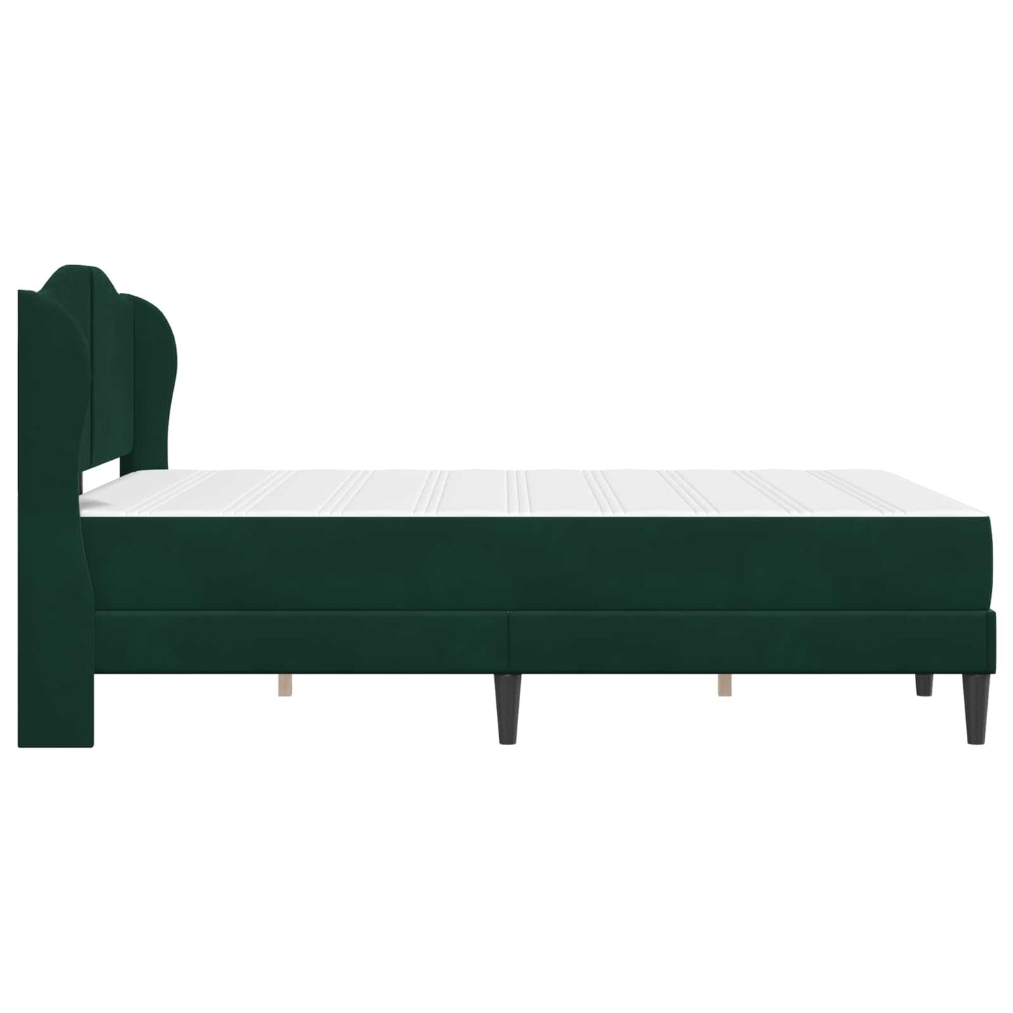 Struttura del letto 2 pcs Verde Scuro 120 x 190 cm Velluto | homemem39