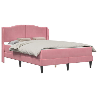 Struttura del letto 2 pcs Rosa 120 x 190 cm Velluto | homemem39