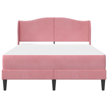 Struttura del letto 2 pcs Rosa 120 x 190 cm Velluto | homemem39