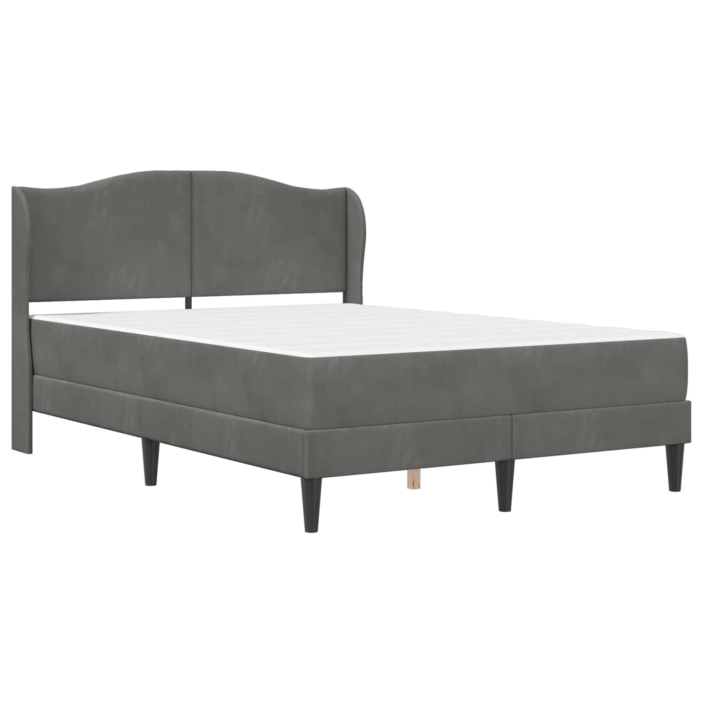 Struttura del letto Grigio Scuro 120 x 200 cm Velluto | homemem39