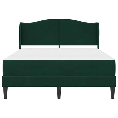 Struttura del letto Verde Scuro 140 x 190 cm Velluto | homemem39