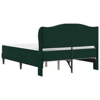 Struttura del letto Verde Scuro 160 x 200 cm Velluto | homemem39