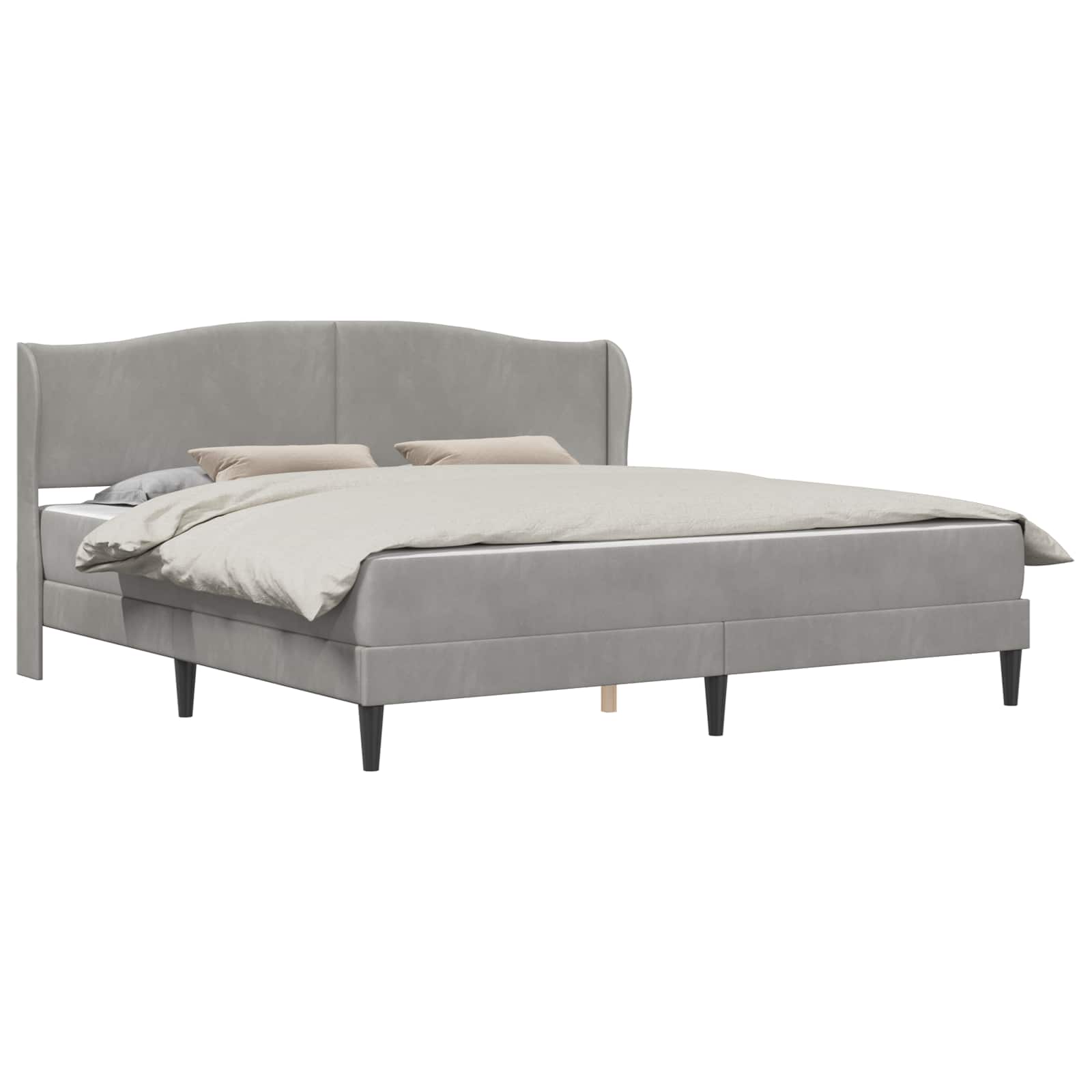 Struttura del letto con stoccaggio e testata 2 pcs | homemem39