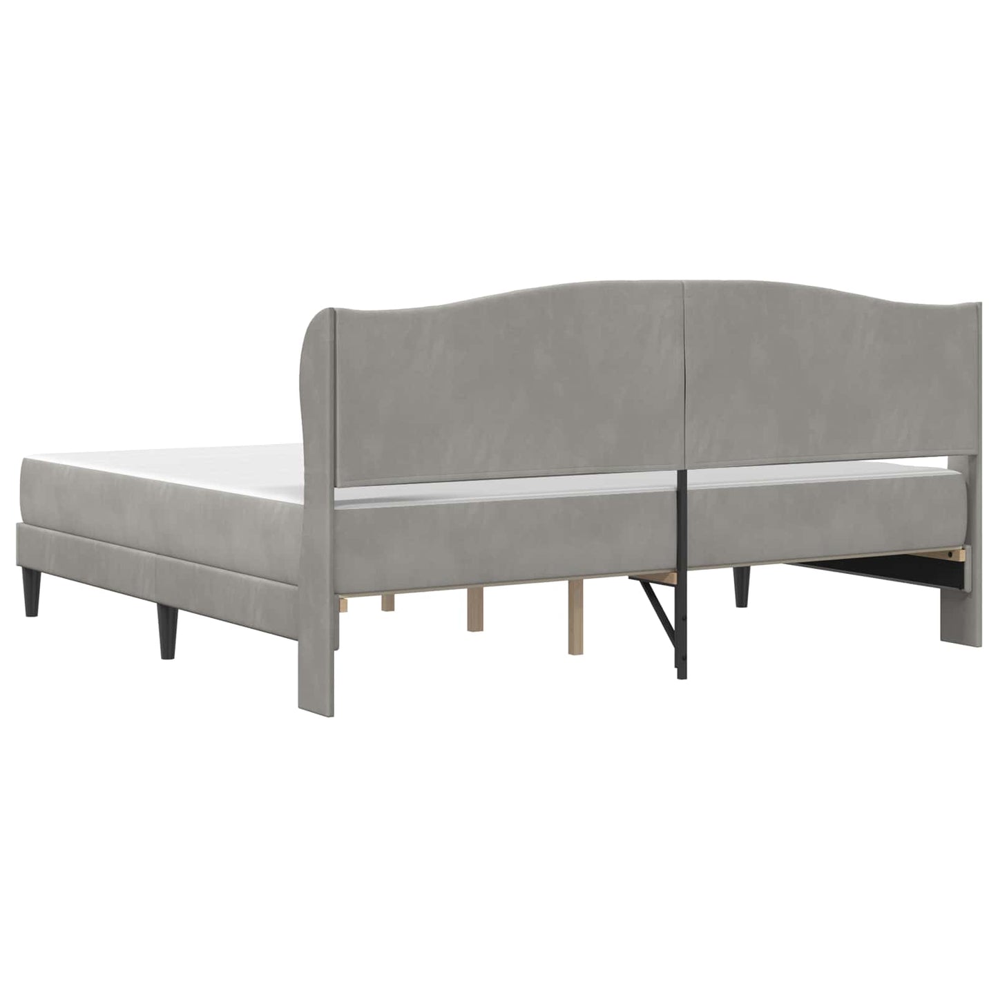 Struttura del letto con stoccaggio e testata 2 pcs | homemem39
