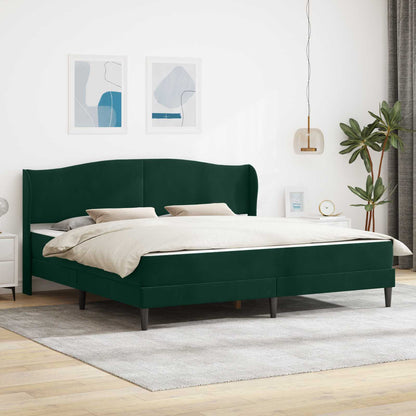 Struttura del letto Verde Scuro 180 x 200 cm Velluto | homemem39