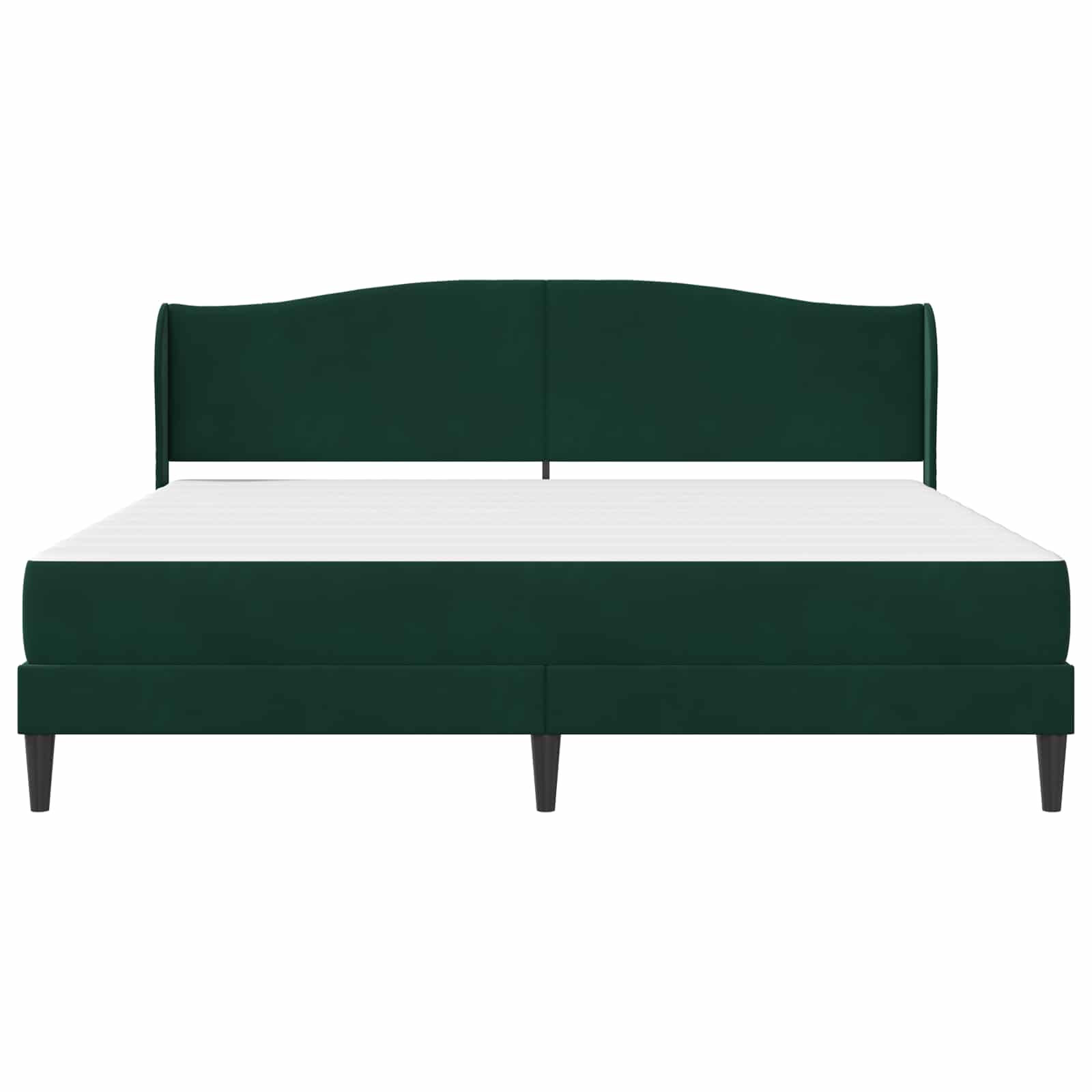 Struttura del letto Verde Scuro 180 x 200 cm Velluto | homemem39