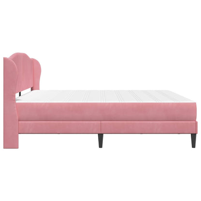 Struttura del letto con testiera Rosa 180 x 200 cm Velluto | homemem39