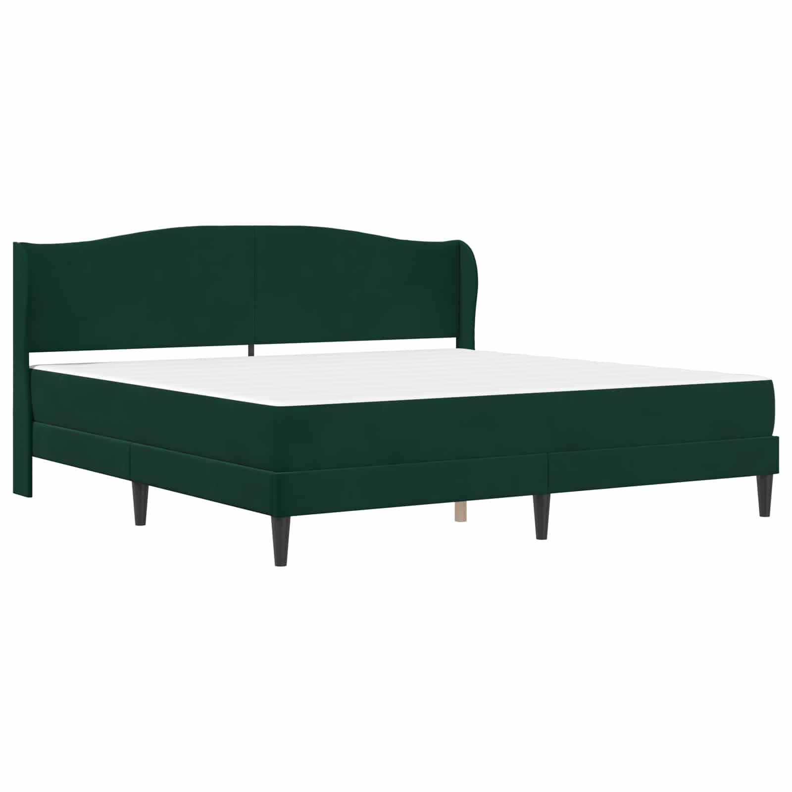 Struttura del letto Verde Scuro 200 x 200 cm Velluto | homemem39