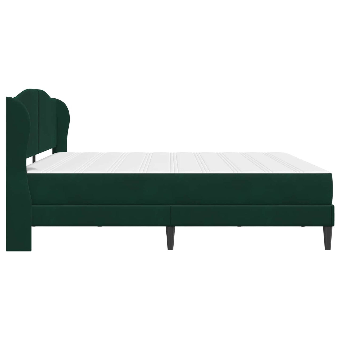 Struttura del letto Verde Scuro 200 x 200 cm Velluto | homemem39