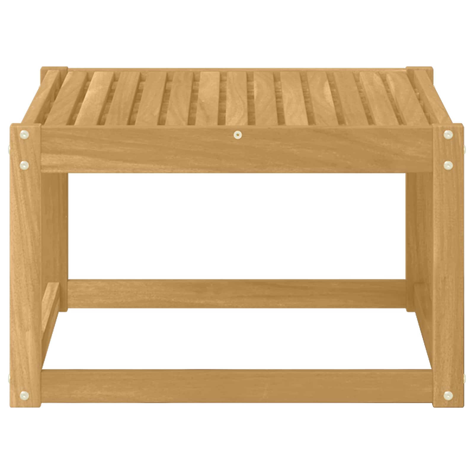 Tavolo da Esterno Legno di Acacia Massello Bianco | homemem39