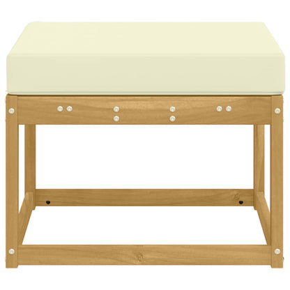 Poggiapiedi da esterno Legno di Acacia Massello Bianco | homemem39