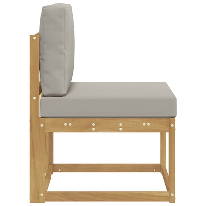 Set di divani da esterno Bianco e Grigio Chiaro 59 x 63 x 73 cm | homemem39