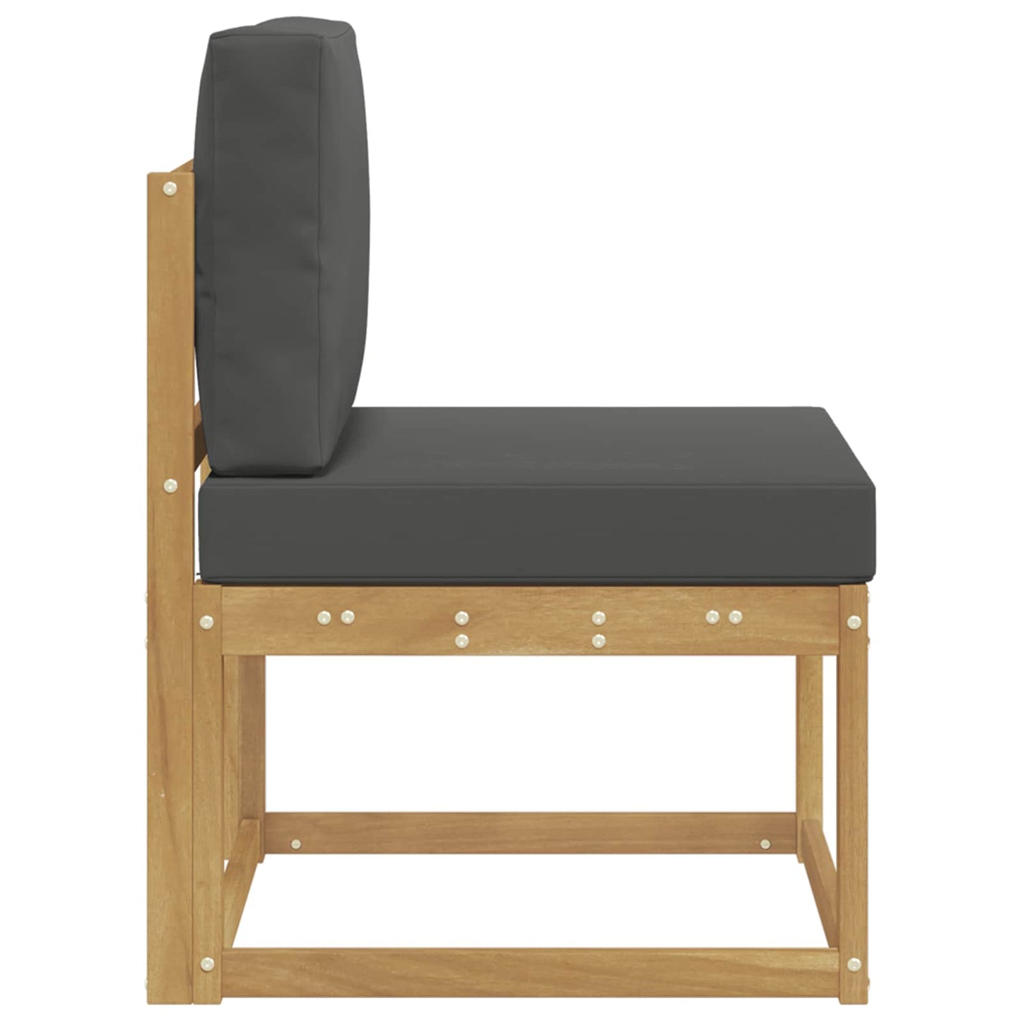 Set di divani da esterno Bianco e Antracite 59 x 63 x 73 cm | homemem39