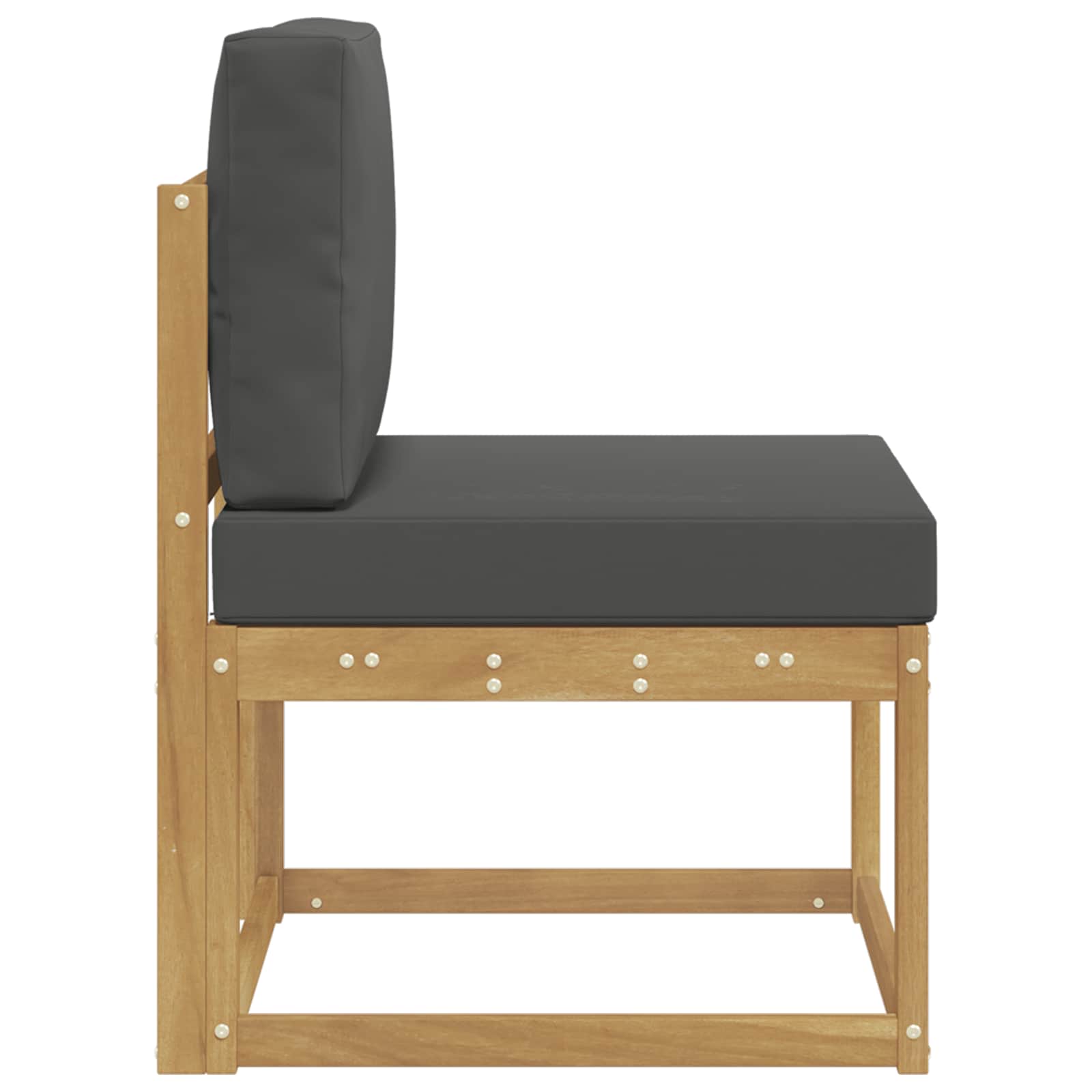 Set di divani da esterno Bianco e Antracite 59 x 63 x 73 cm | homemem39