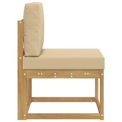 Set di divani da esterno Bianco e Beige 59 x 63 x 73 cm | homemem39