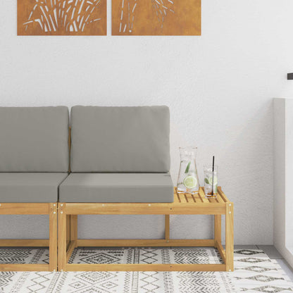 Divano da Esterno con cuscino Bianco 91 x 63 x 73 cm