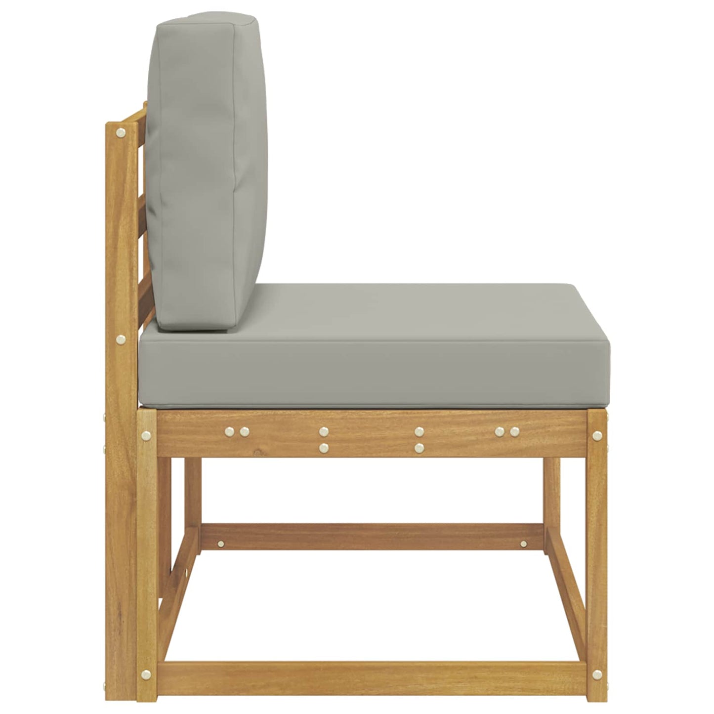 Divano da Esterno con cuscino Bianco 91 x 63 x 73 cm