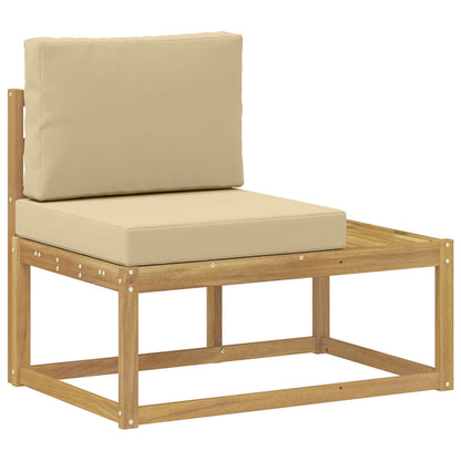 Divano da Esterno con cuscino Bianco 91 x 63 x 73 cm