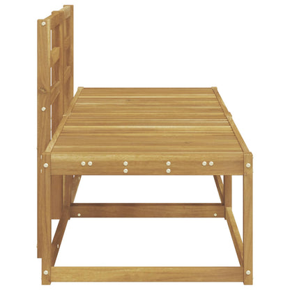 Divano da Esterno 2 Pezzo Bianco 182,5 x 63 x 73 cm