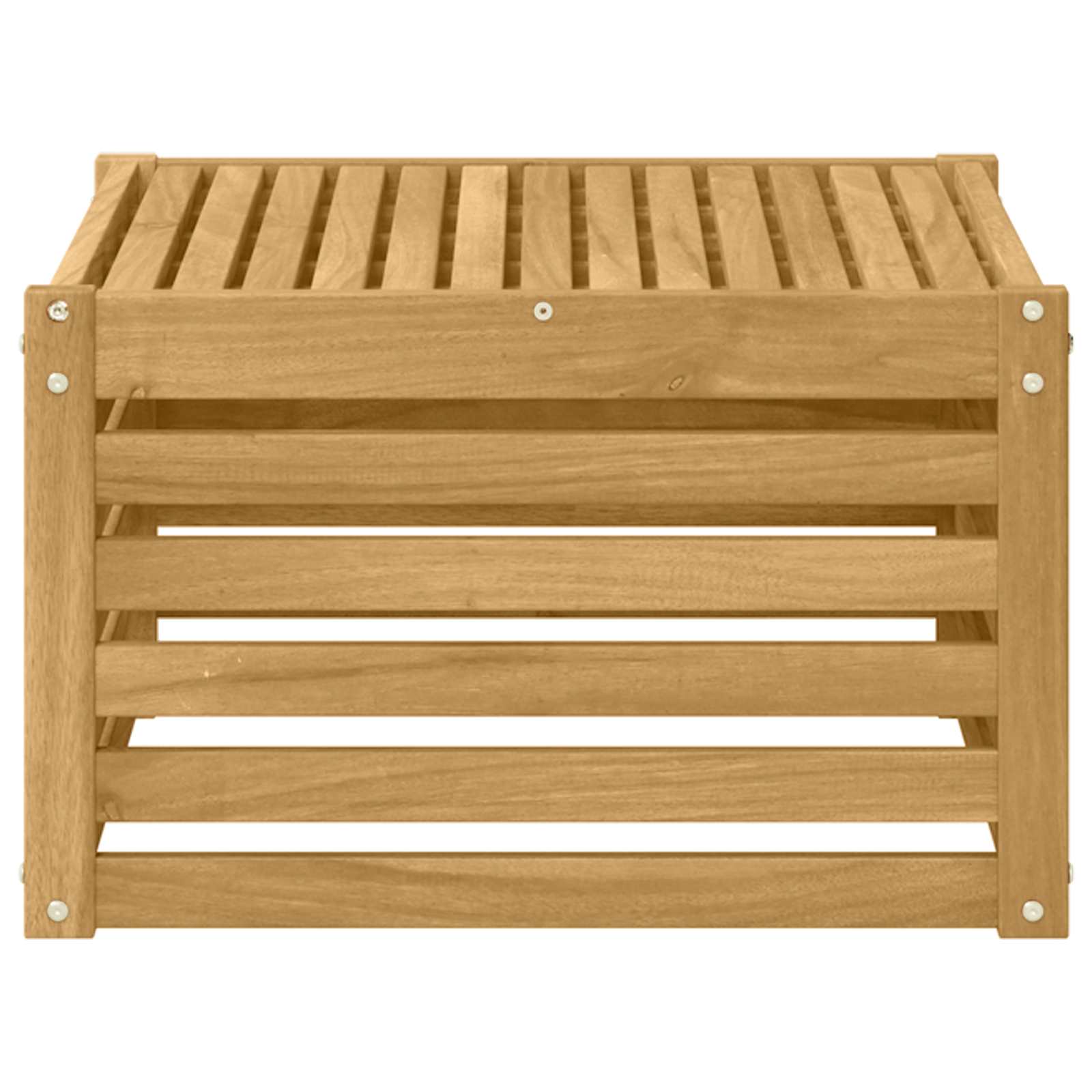 Tavolo da Esterno Legno di Acacia Massello Bianco | homemem39