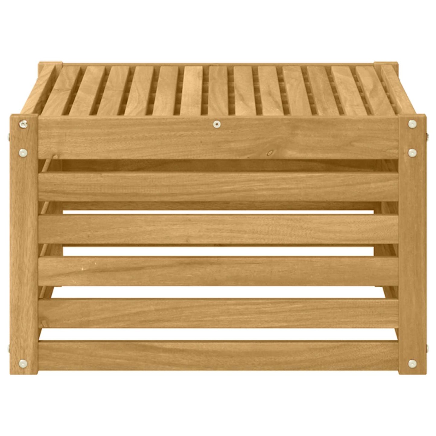 Tavolo da Esterno Legno di Acacia Massello Bianco