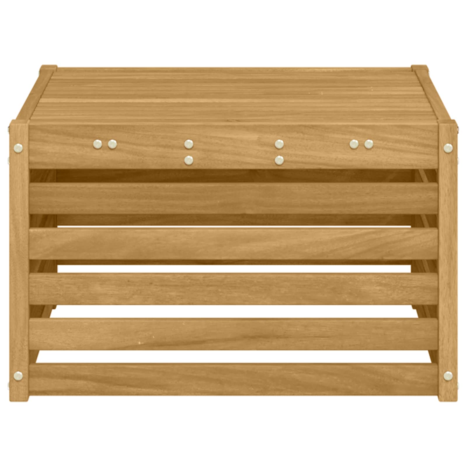 Tavolo da Esterno Legno di Acacia Massello Bianco | homemem39