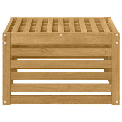 Poggiapiedi da Esterno Legno di Acacia Massello Bianco