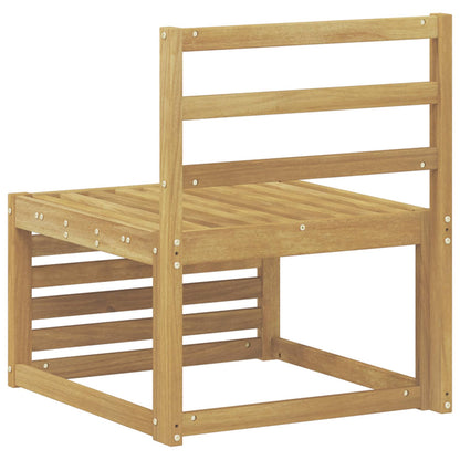 Divano centrale per esterno Legno di Acacia Massello Bianco