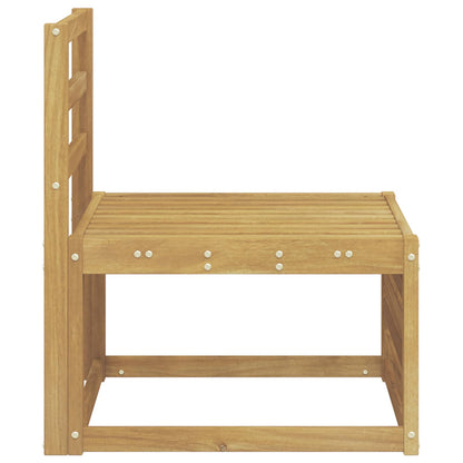 Divano centrale per esterno Legno di Acacia Massello Bianco