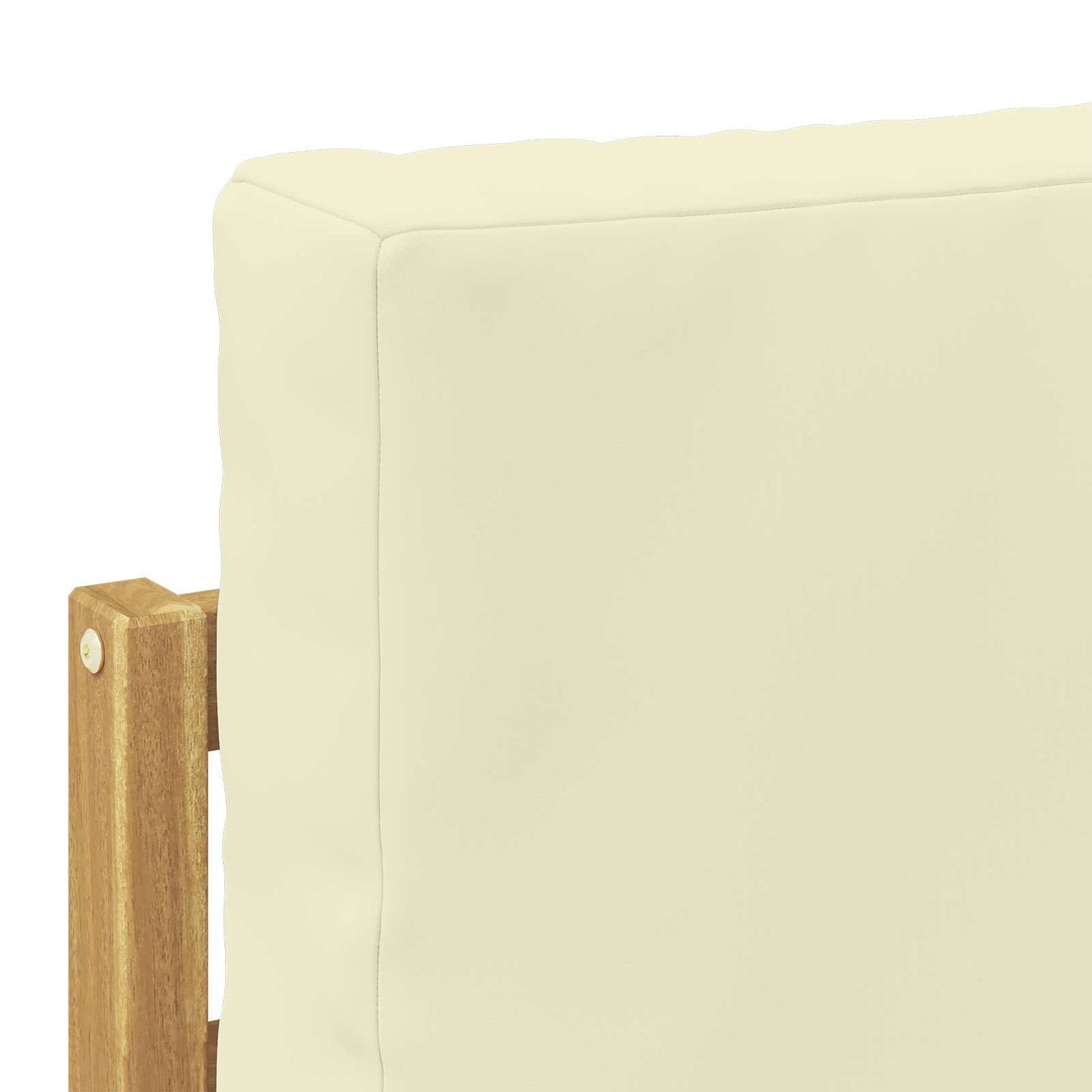 Divano centrale per esterno Legno di Acacia Massello Bianco
