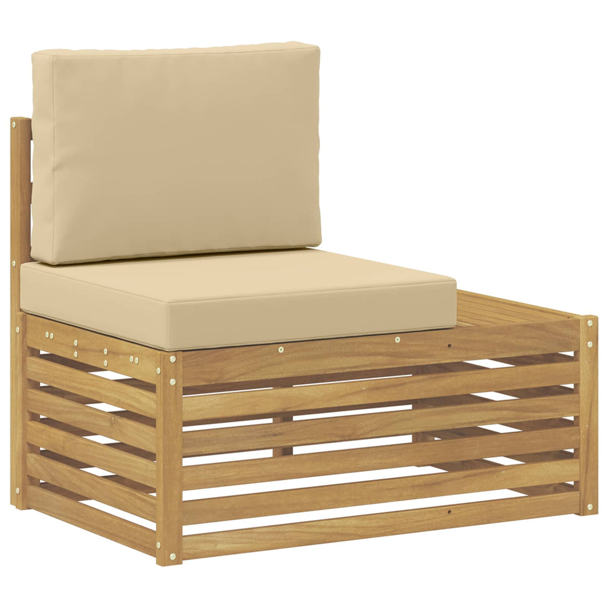Divano Esterno Finale con cuscino Bianco 91 x 63 x 73 cm - homemem39