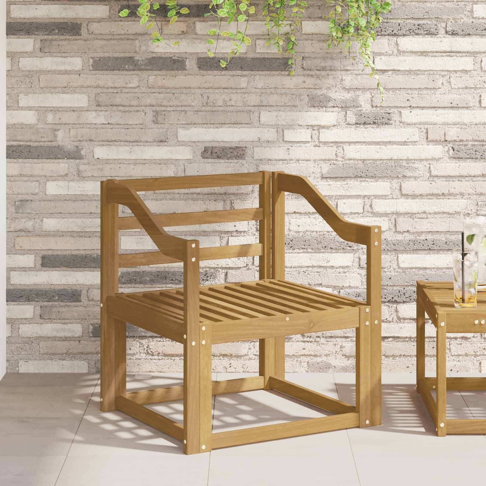 Modulo braccioli 2 pcs Bianco 59 x 4 x 73 cm | homemem39