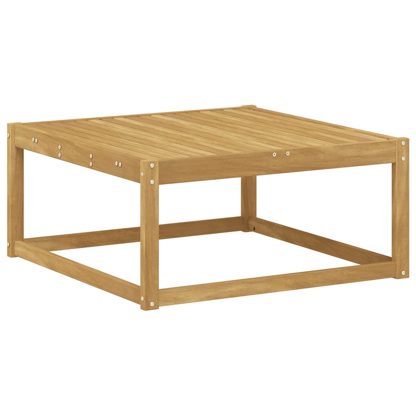 Poggiapiedi da Esterno Legno di Acacia Massello Bianco