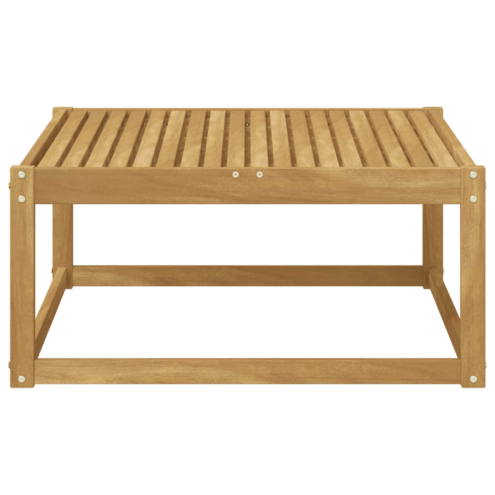 Poggiapiedi da Esterno Legno di Acacia Massello Bianco | homemem39