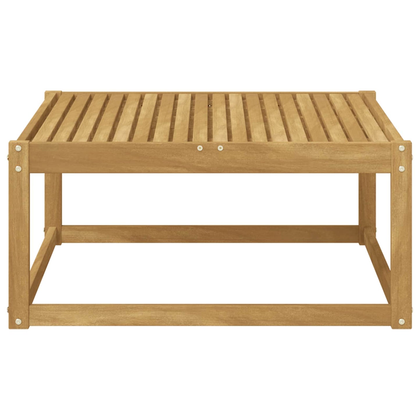 Poggiapiedi da Esterno Legno di Acacia Massello Bianco