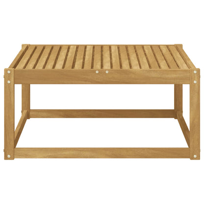 Poggiapiedi da Esterno Legno di Acacia Massello Bianco