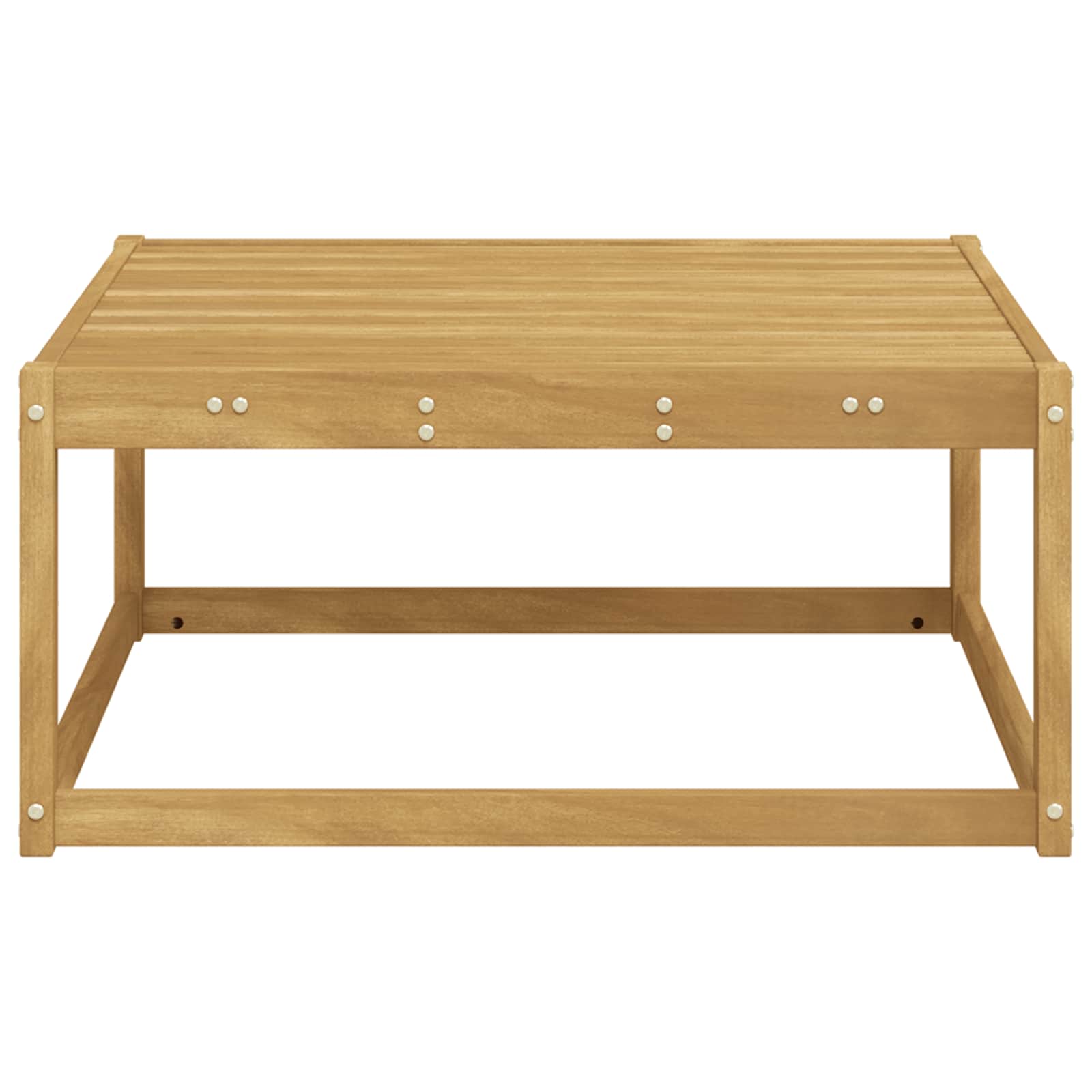 Poggiapiedi da Esterno Legno di Acacia Massello Bianco | homemem39