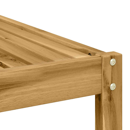 Poggiapiedi da Esterno Legno di Acacia Massello Bianco
