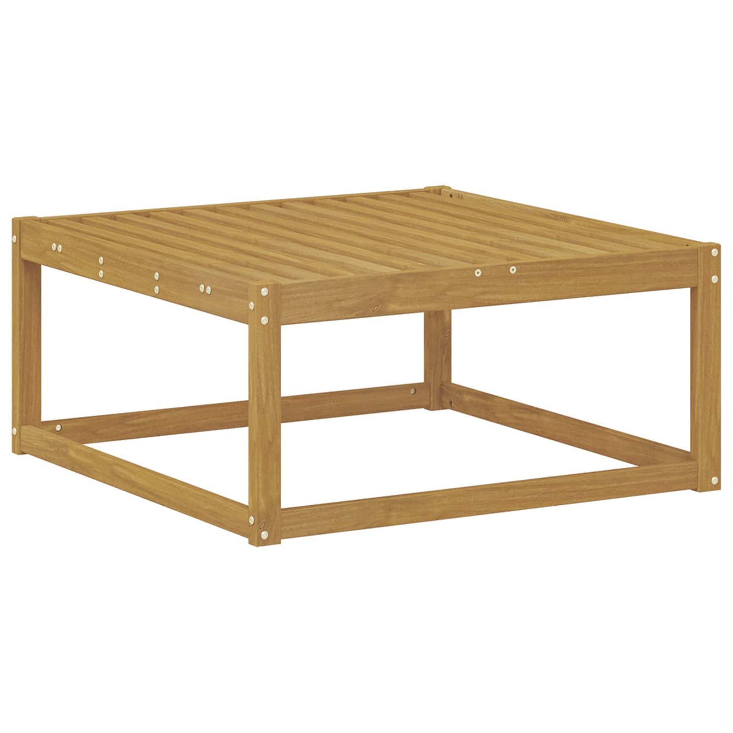 Poggiapiedi da Esterno Legno di Acacia Massello Bianco