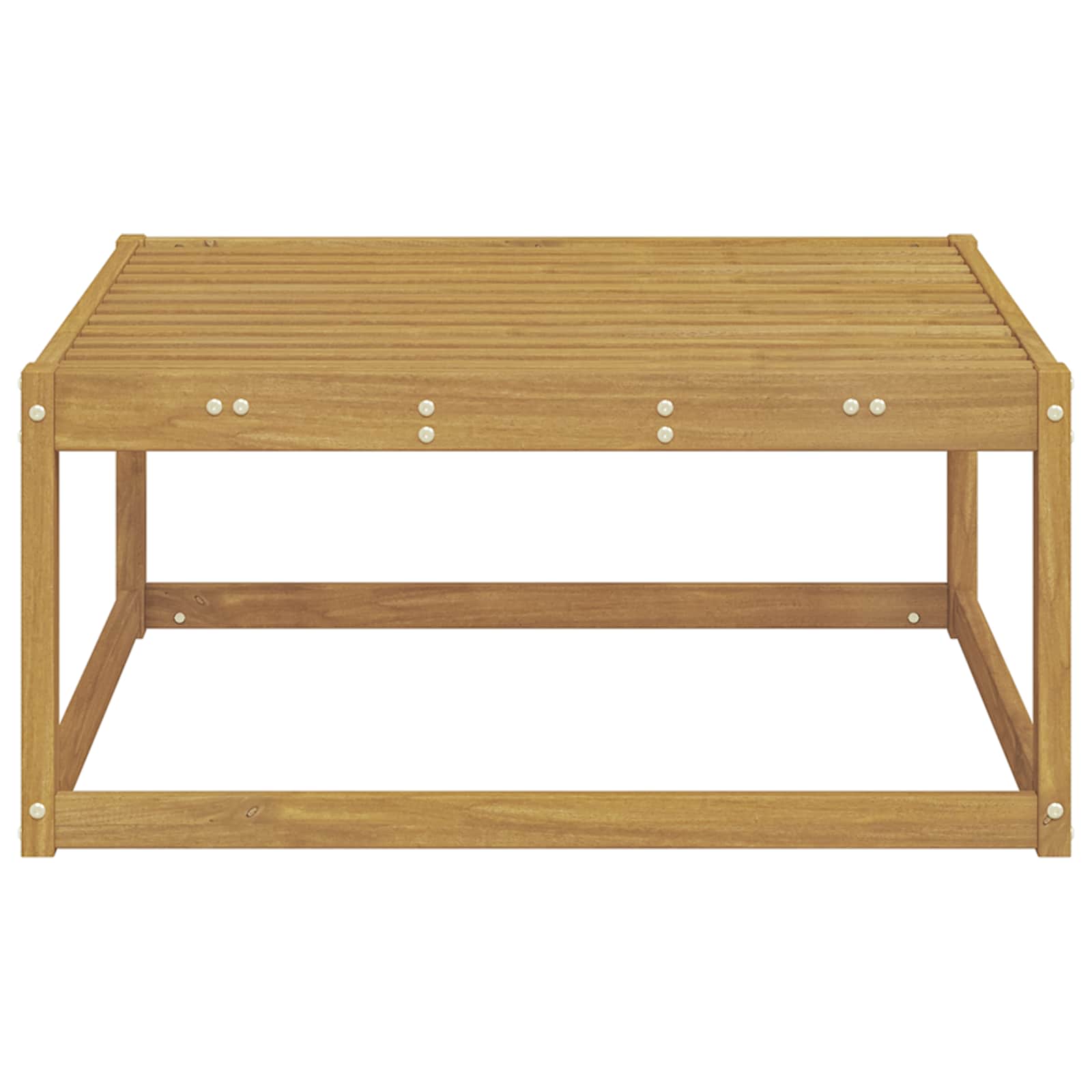 Poggiapiedi da Esterno Legno di Acacia Massello Bianco | homemem39