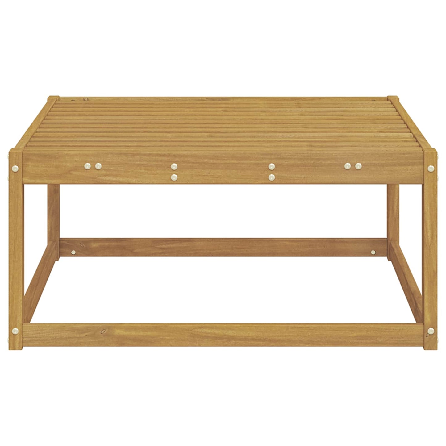 Poggiapiedi da Esterno Legno di Acacia Massello Bianco