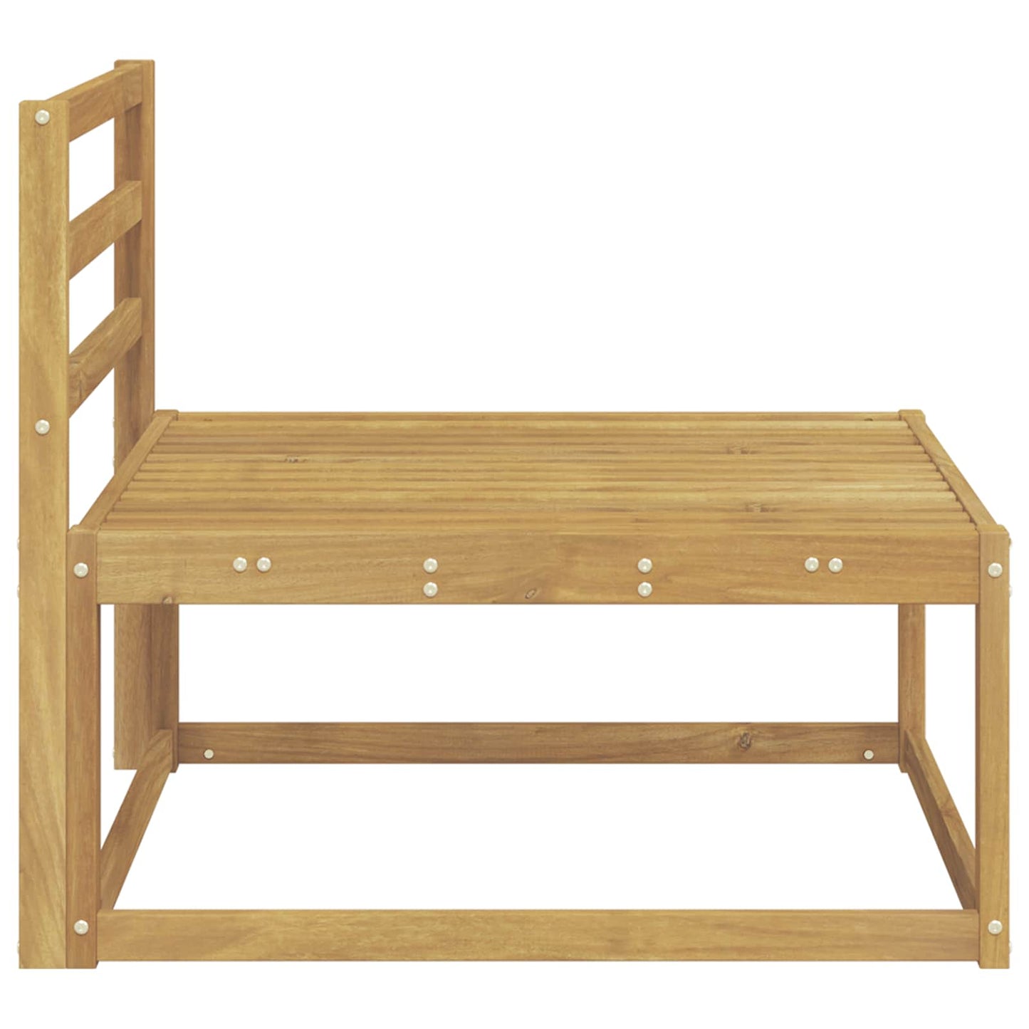 Divano centrale per esterno Bianco 79 x 83 x 73 cm