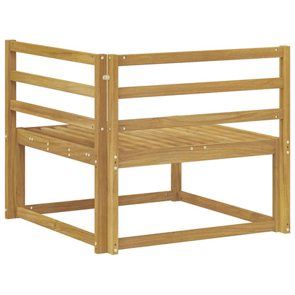 Divano angolare da esterno Bianco 83 x 83 x 73 cm