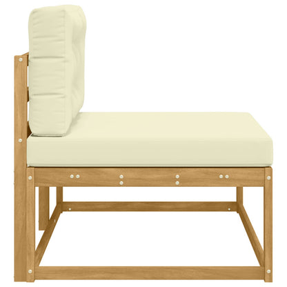 Divano da Esterno Bianco 115 x 83 x 73 cm Poliestere