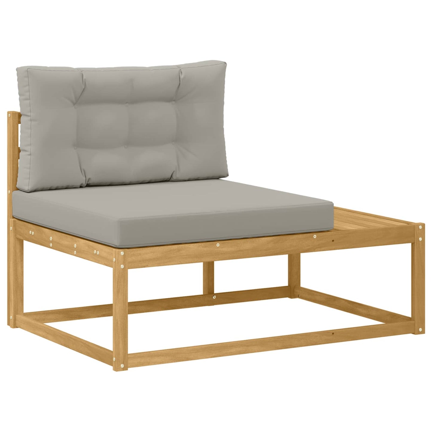 Divano da Esterno Bianco 115 x 83 x 73 cm Poliestere