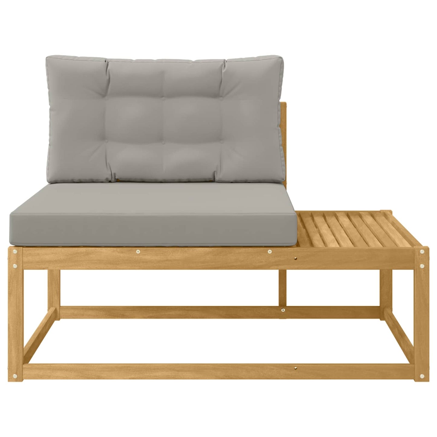 Divano da Esterno Bianco 115 x 83 x 73 cm Poliestere