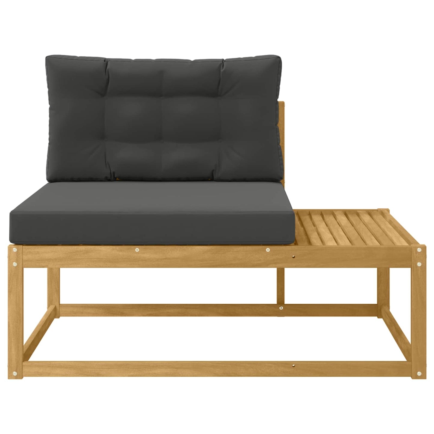 Divano da Esterno Bianco 115 x 83 x 73 cm Poliestere