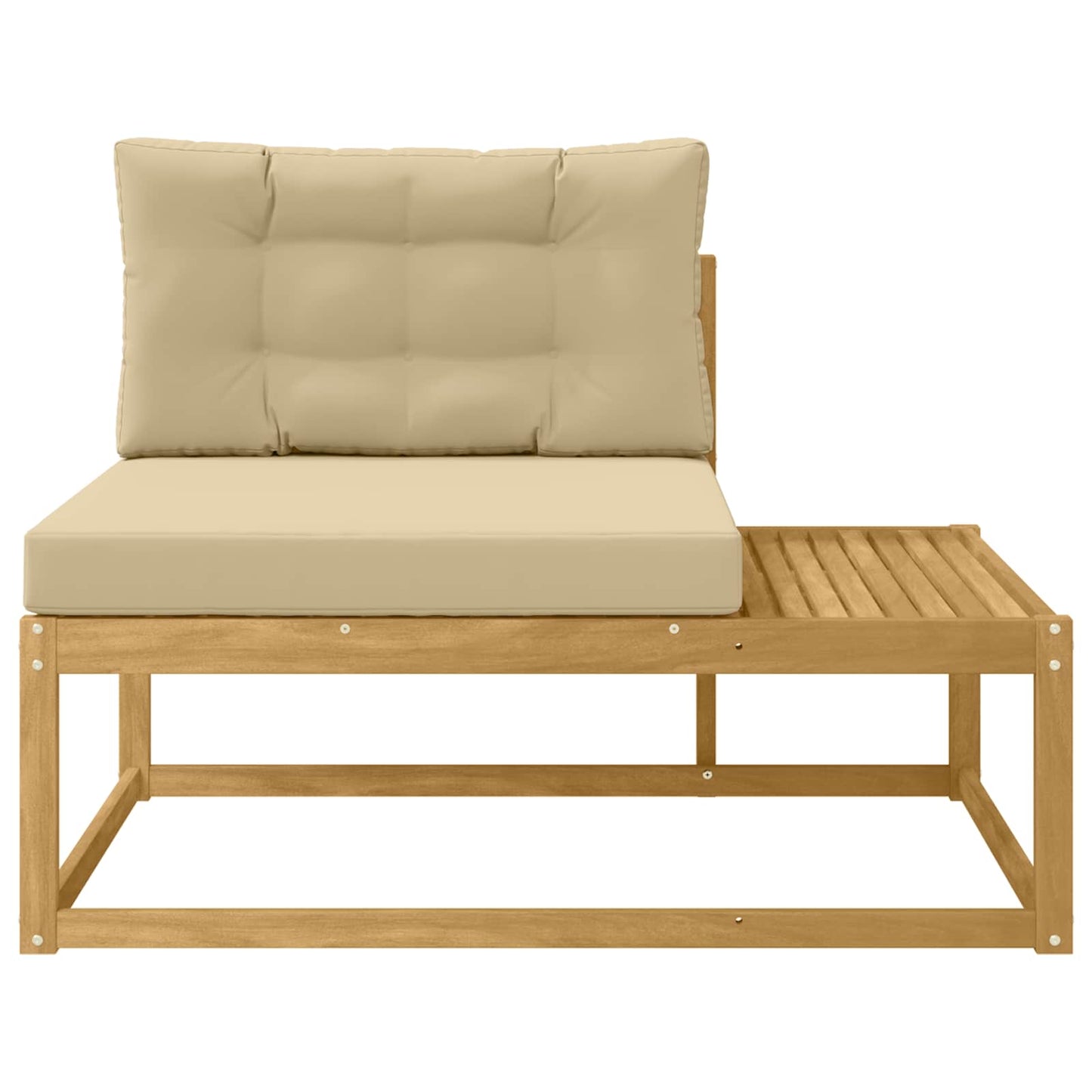 Divano da Esterno Bianco 115 x 83 x 73 cm Poliestere
